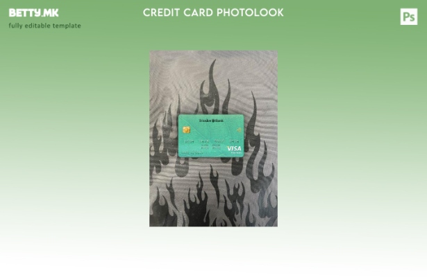 модерен стил Холандија Триодос банка виза електронска картичка photolook преден 